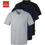 Unifarbene s.Oliver V-Ausschnitt T-Shirts für Herren Größe S 3-teilig 