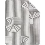 Beige Gestreifte s.Oliver Kuscheldecken & Wohndecken aus Textil maschinenwaschbar 150x200 