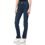 Dunkelblaue s.Oliver Denim Straight Leg Jeans aus Baumwollmischung für Damen Größe S Weite 36 