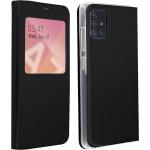 Schwarze Samsung Galaxy A71 Hüllen Art: Flip Cases mit Sichtfenster 