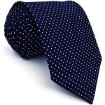 Marineblaue Gestreifte Krawatten-Sets für Herren Größe S 