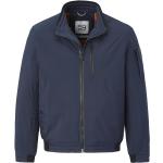 Reduzierte Marineblaue Unifarbene Sportliche Wasserdichte S4 Jackets Herrenblousons mit Reißverschluss Größe 4 XL für den für den Winter 