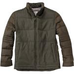 Olivgrüne Unifarbene S4 Jackets Wintermode mit Knopf aus Polyester für Herren Größe XL für den für den Winter 