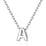 Nickelfreie Silberne Elegante Buchstabenketten aus Silber für Damen 