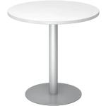 Silberne Runde Runde Tische 50 cm aus Holz Höhe 50-100cm 