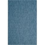 Reduzierte Blaue Moderne Safavieh Rechteckige Outdoor-Teppiche & Balkonteppiche aus Kunstfaser 160x230 