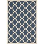 Marineblaue Safavieh Outdoor-Teppiche & Balkonteppiche aus Kunstfaser 200x300 