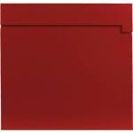 Rote Moderne Designbriefkästen matt abschließbar 