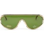 Grüne Retro Sonnenbrillen für Herren 