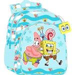 Blaue Spongebob Rucksack-Trolleys für Kinder zum Schulanfang 