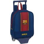 Marineblaue FC Barcelona Rucksack-Trolleys für Kinder 