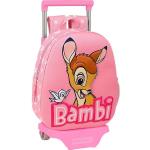 Rosa Bambi Rucksack-Trolleys für Mädchen 