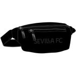 Safta Unisex Kinder Hüfttasche, 230 x 90 x 120 mm Sevilla FC Teen Bauchtasche mit Außentasche 230x90x120mm, Schwarz