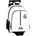 Schwarze Real Madrid Rucksack-Trolleys aus Kunststoff gepolstert für Kinder 