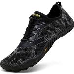 Reduzierte Schwarze Saguaro Trailrunning Schuhe aus Polyester atmungsaktiv für Herren Größe 43 