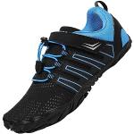 Blaue Saguaro Trailrunning Schuhe mit Schnellverschluss atmungsaktiv für Damen Größe 39 für den für den Sommer 