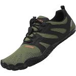 Armeegrüne Saguaro Trailrunning Schuhe mit Schnellverschluss atmungsaktiv für Herren Größe 47 für den für den Sommer 