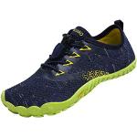 Blaue Saguaro Trailrunning Schuhe ohne Verschluss leicht für Herren Größe 41 
