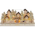 Erzgebirge Saico Lichthäuser & Weihnachtsdörfer aus Holz 