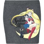 Graue Sailor Moon Mini Miniröcke für Damen Größe L 