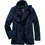 Marineblaue Saint James Herrencabanjacken & Herrenpeacoats aus Wolle Größe XL 