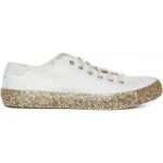 Reduzierte Weiße Saint Laurent Paris Low Sneaker aus Leder für Damen Größe 35,5 
