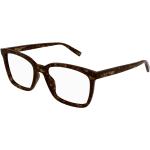 Reduzierte Braune Saint Laurent Paris SL Designerbrillen aus Acetat für Herren 
