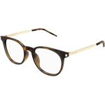 Reduzierte Braune Saint Laurent Paris SL Designerbrillen aus Acetat für Herren 