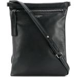 Schwarze Saint Laurent Paris Lederhandtaschen mit Reißverschluss aus Leder mit Innentaschen für Herren 