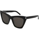 Schwarze Saint Laurent Paris SL Cateye Sonnenbrillen aus Kunststoff für Damen 