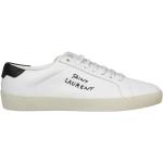 Saint Laurent, Leder Court Classic Sl/06 Sneakers White, Herren, Größe: 39 EU