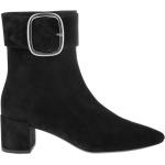 Reduzierte Schwarze Elegante Saint Laurent Paris Ankle Boots & Klassische Stiefeletten aus Leder für Damen Größe 37,5 