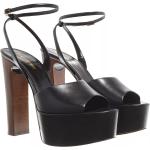 Reduzierte Schwarze Saint Laurent Paris High Heels & Stiletto-Pumps aus Glattleder für Damen Größe 37 