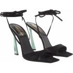 Reduzierte Schwarze Saint Laurent Paris High Heels & Stiletto-Pumps aus Leder für Damen Größe 41 