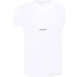 Reduzierte Weiße Saint Laurent Paris Rive Gauche T-Shirts aus Baumwolle für Herren Größe XXL 