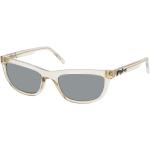 Beige Saint Laurent Paris SL Rechteckige Rechteckige Sonnenbrillen aus Kunststoff für Herren 