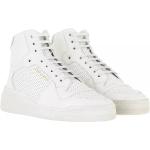 Reduzierte Weiße Saint Laurent Paris High Top Sneaker & Sneaker Boots aus Leder für Damen Größe 41 