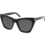 Schwarze Saint Laurent Paris SL Cateye Sonnenbrillen aus Kunststoff für Damen 