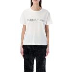 Weiße Saint Laurent Paris T-Shirts für Damen Größe L 