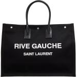 Reduzierte Schwarze Saint Laurent Paris Rive Gauche Lederhandtaschen aus Leder für Herren 