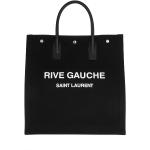 Reduzierte Schwarze Saint Laurent Paris Rive Gauche Lederhandtaschen aus Leder für Herren 
