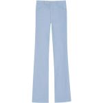 Reduzierte Blaue Saint Laurent Paris High Waist Jeans mit Reißverschluss aus Baumwolle für Damen Größe XL 