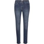 Blaue Saint Tropez Slim Fit Jeans aus Baumwolle für Damen Größe M 
