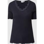 Marineblaue Saint Tropez T-Shirts für Damen Größe L 