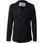 Reduzierte Mitternachtsblaue Gestreifte Dan Fox Apparel Businesskleidung aus Polyester für Herren Übergröße für den für den Winter 