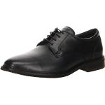Schwarze Business Salamander Derby Schuhe mit Schnürsenkel aus Glattleder für Herren Größe 46 
