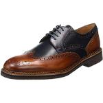 Marineblaue Business Salamander Derby Schuhe mit Schnürsenkel mit herausnehmbarem Fußbett für Herren Größe 43 