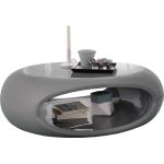 Graue Moderne SalesFever Runde Beistelltische Rund lackiert aus Kunststoff Breite 100-150cm, Höhe 100-150cm, Tiefe 50-100cm 