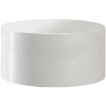 Weiße SalesFever Runde Beistelltische Rund 30 cm lackiert Breite 50-100cm, Höhe 0-50cm, Tiefe 50-100cm 