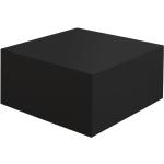 Schwarze SalesFever Quadratische Hochglanz-Couchtische lackiert Breite 50-100cm, Höhe 0-50cm, Tiefe 50-100cm 